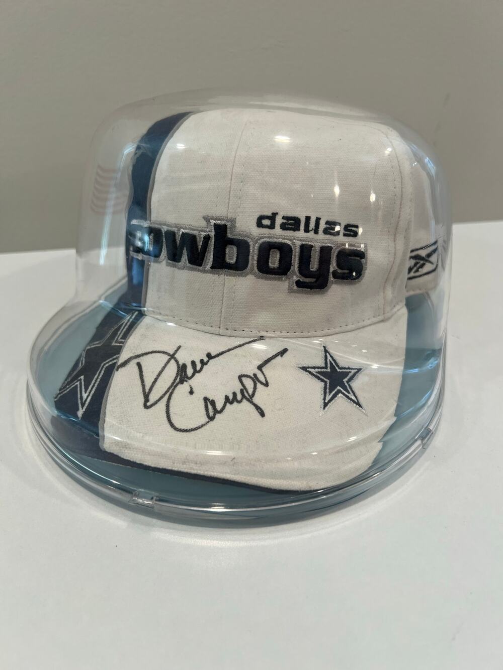 NWT Signed Dave Campo Dallas Cowboys Football Hat One Size JL